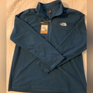 North Face 1/4 zip fleece pullover